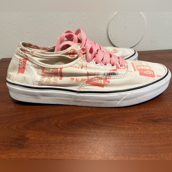 Vans women Dolen sneakers Shoes with Pink Laces size 11 - Picture 5 of 8